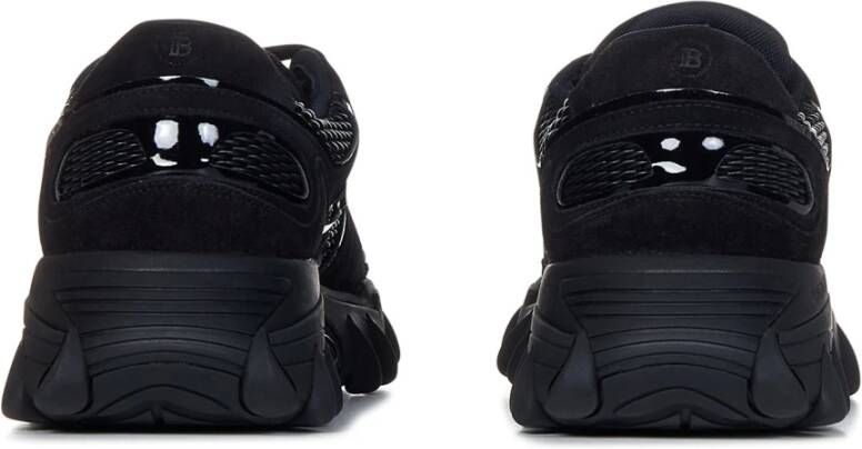 Balmain Luxe Zwarte Sneakers voor Heren Zwart Heren
