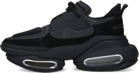Balmain Zwarte Sneakers Zwart Heren