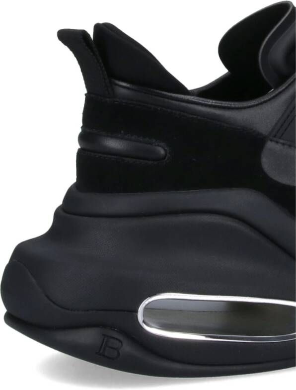 Balmain Zwarte Sneakers Zwart Heren