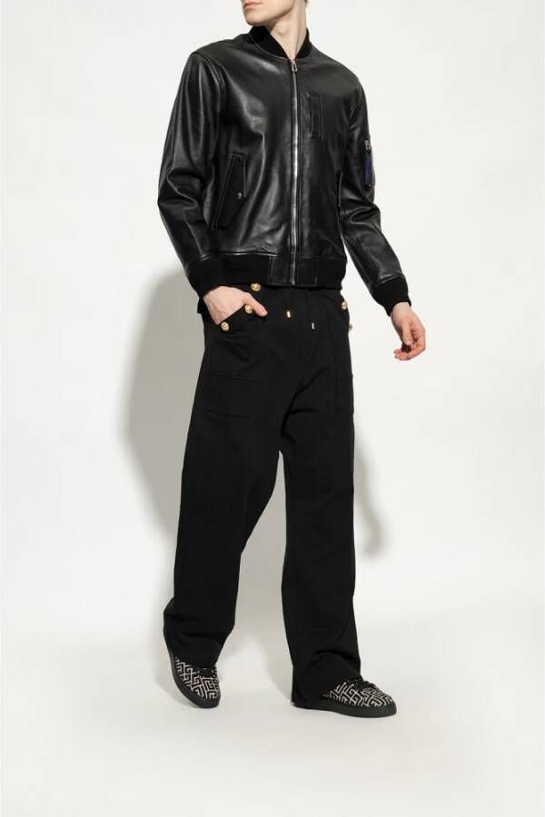Balmain B-Court suède sneakers Zwart - Foto 5