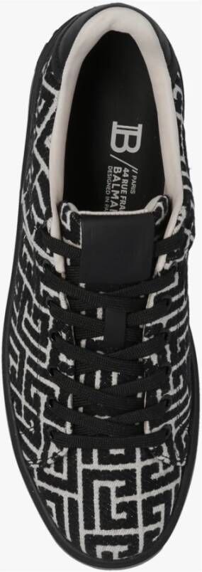 Balmain B-Court suède sneakers Zwart - Foto 7