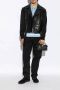 Balmain Zwaan suède en lakleren trainers Black Heren - Thumbnail 3