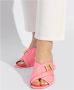 Balmain Uma muiltjes van lakleer Pink Dames - Thumbnail 3