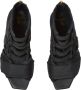 Balmain Sandalen Uma met klittenband en mesh Black Dames - Thumbnail 3