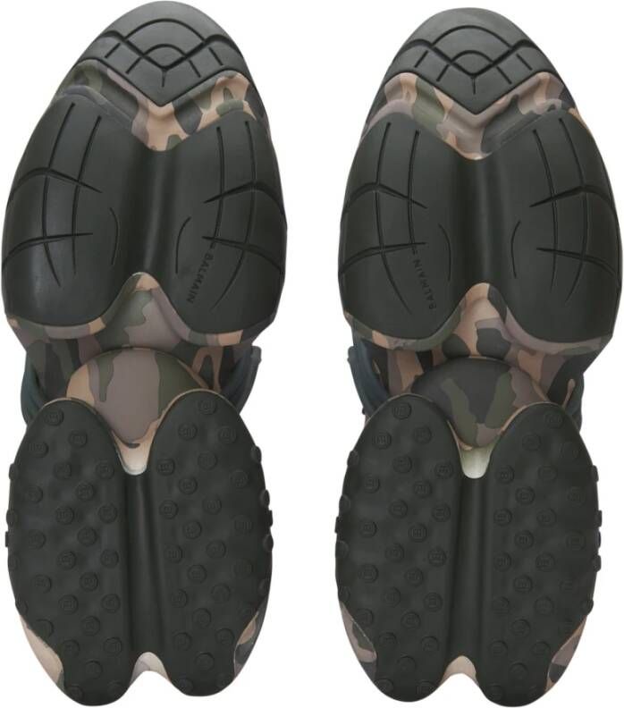 Balmain Unicorn Low camouflage-print sneakers Multicolor Heren