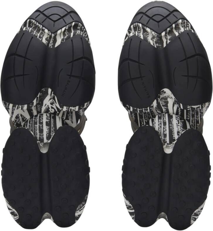 Balmain Unicorn Wave sneakers met 'Love Letter' print Multicolor Heren