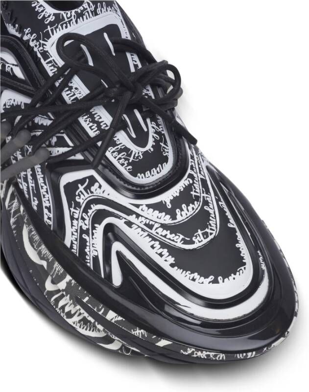 Balmain Unicorn Wave sneakers met 'Love Letter' print Multicolor Heren
