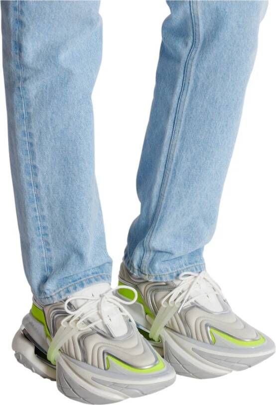 Balmain Unicorn Wave trainers in neopreen en kalfsleer Multicolor Heren