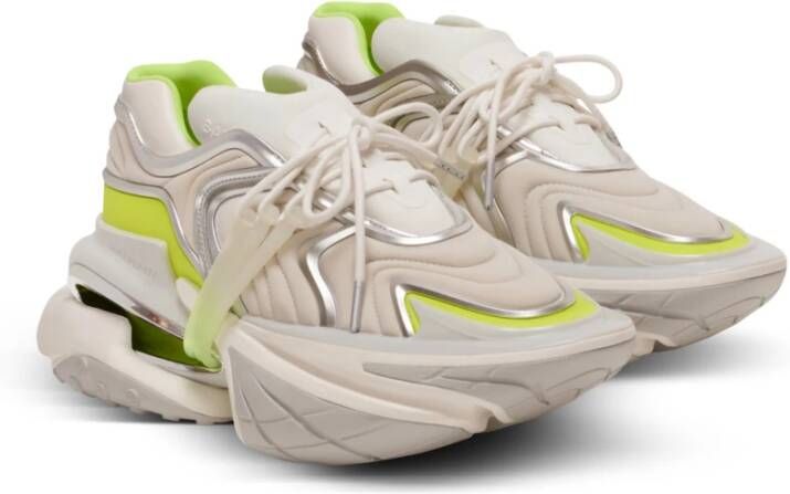 Balmain Unicorn Wave trainers in neopreen en kalfsleer Multicolor Heren