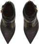 Balmain Uria leather ankle boots Zwart Dames - Thumbnail 5