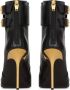 Balmain Uria leather ankle boots Zwart Dames - Thumbnail 6