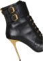 Balmain Uria leather ankle boots Zwart Dames - Thumbnail 8