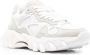 Balmain Witte Sneakers met Vetersluiting en Logo B-East trainer van leer suède en mesh. White Heren - Thumbnail 3