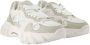 Balmain B-East trainer van leer suède en mesh. White Dames - Thumbnail 3