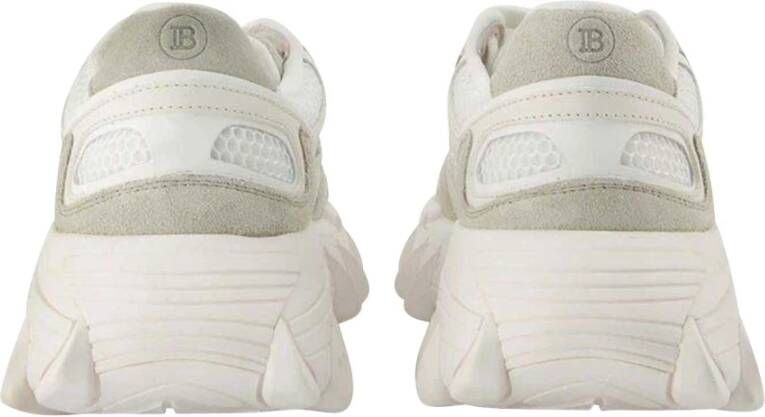 Balmain Witte Leren B-East Sneakers Wit Dames