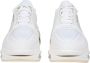 Balmain Witte Leren en Suède Sneakers White Heren - Thumbnail 3