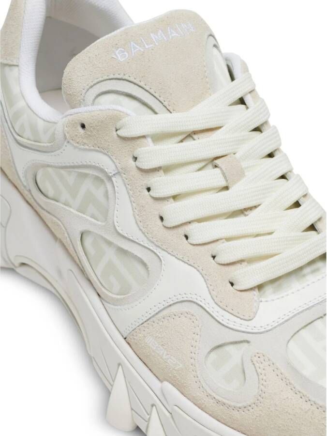 Balmain Witte Sneakers Casual Flats White Dames