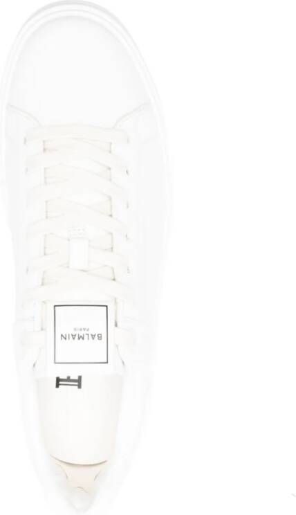 Balmain Witte Sneakers Luxe Stijl White Heren