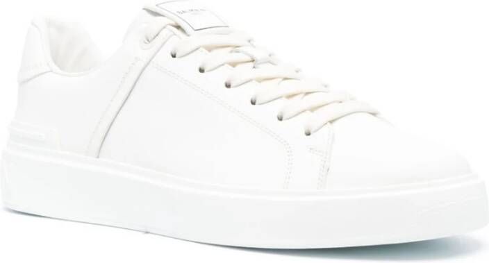 Balmain Witte Sneakers Luxe Stijl White Heren