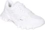 Balmain B-East trainers in leer suède en mesh White Heren - Thumbnail 2