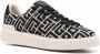 Balmain Zwarte Canvas Sneakers met Jacquard Details Black Dames - Thumbnail 8