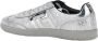 Balmain Zwaan-Textuur Spiegel Leren Sneakers Gray Heren - Thumbnail 9