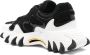 Balmain B-East trainers in leer suède en mesh Black Dames - Thumbnail 3