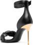 Balmain Zwarte Gevlochten Hoge Hak Pumps Black Dames - Thumbnail 3