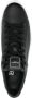 Balmain Zwarte Leren Sneakers Ronde Neus Vetersluiting Black Heren - Thumbnail 13
