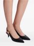 Balmain Eva kitten slingbacks in kalfsleer Black Dames - Thumbnail 15