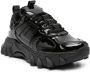 Balmain Zwarte Sneakers met Patentleer Black Heren - Thumbnail 4