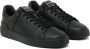 Balmain Zwarte Leren Court Sneakers Puntige Neus Black Heren - Thumbnail 9
