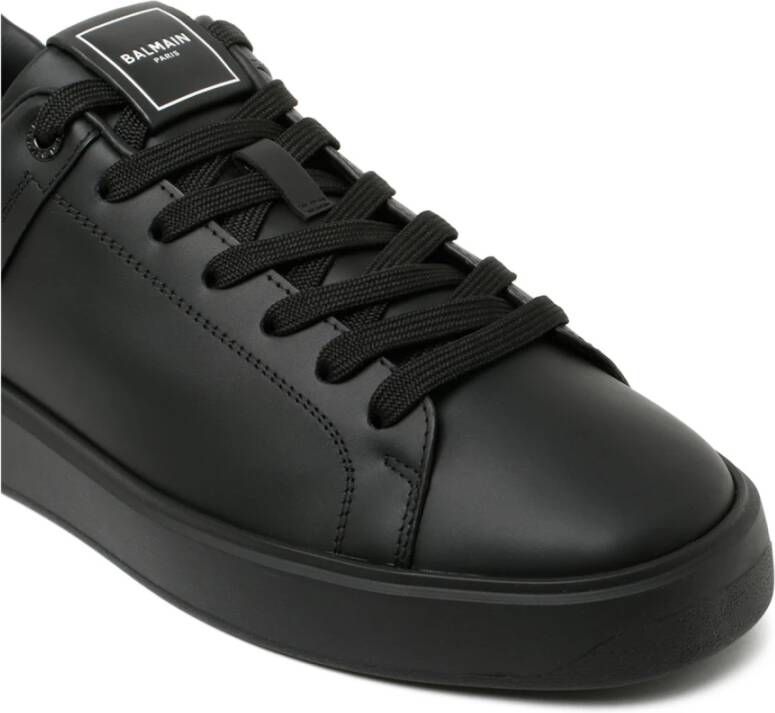 Balmain Zwarte Sneakers Stijlvol Model Zwart Heren