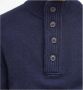 Barbour Blauwe Merinowollen Trui met Alcantara Elleboogstukken - Thumbnail 2