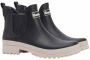 Barbour Low-Top Sneakers Boots Caoutchouc Mallow chelsea noir semelle sable in zwart - Thumbnail 8