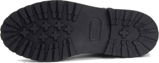 Barbour Dubbele gesp Chelsea Boots Zwart leer