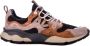 Flower Mountain Sneakers van suède en gewaxt technisch materiaal met rubberen zool Brown Heren - Thumbnail 11