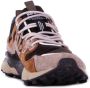 Flower Mountain Sneakers van suède en gewaxt technisch materiaal met rubberen zool Brown Heren - Thumbnail 12
