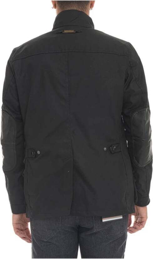 Barbour Gewaxt Field Jacket met Elleboogstukken
