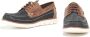 Barbour Navy Brown Bootschoenen Multicolor Heren - Thumbnail 4