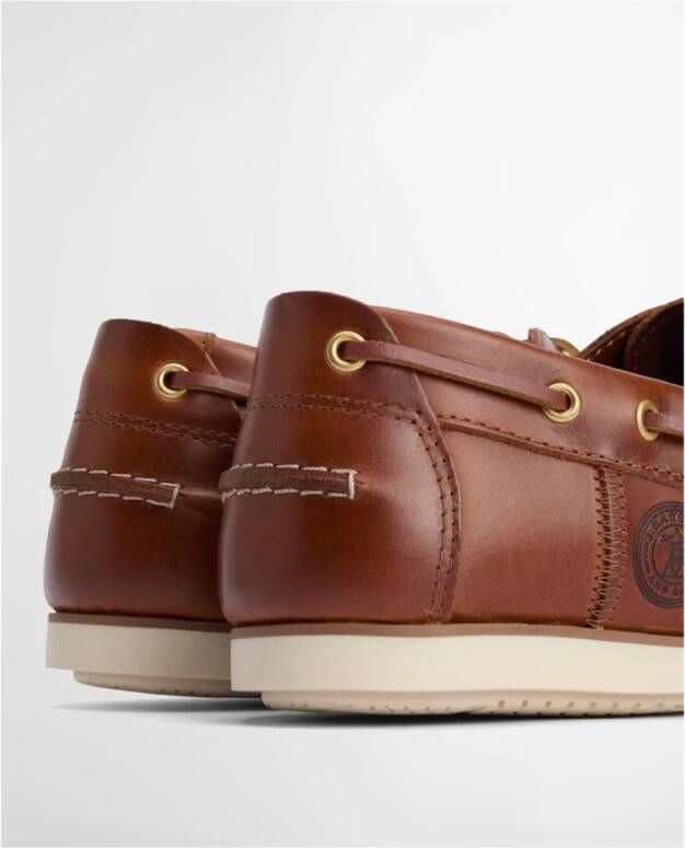 Barbour Wake Bootschoenen Glad Leer Suède