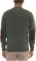 Barbour Wollen trui met contrast elleboog patches - Thumbnail 2