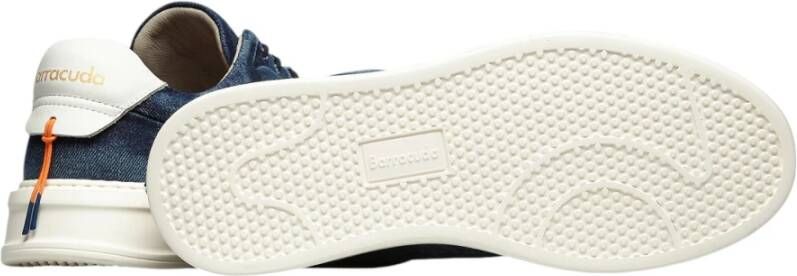 Barracuda Blauwe Denim Sneakers Urban Stijl