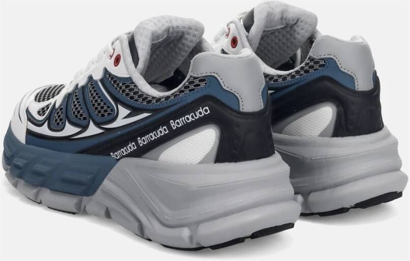Barracuda Blauwe Round-One Sneakers Blue Heren