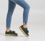 Barracuda Groene Crane Sneakers met Oversized Decoratieve Veters Green Dames - Thumbnail 2