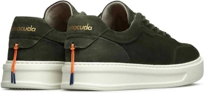 Barracuda Groene suède Phonix sneakers