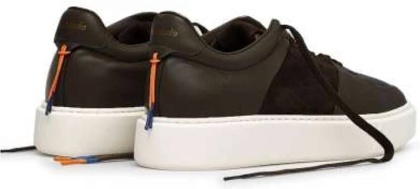 Barracuda Kleurrijke Leren Sneakers met Suède Band