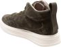 Barracuda Militair Groene Suède High-Top Sneakers - Thumbnail 2