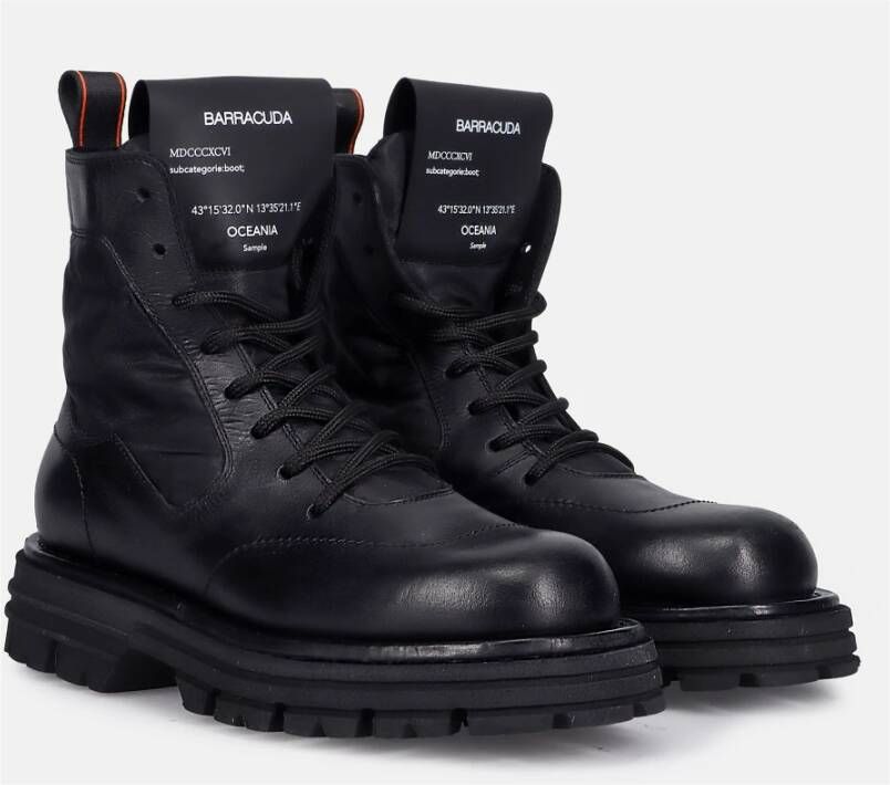 Barracuda Veelzijdige Veterschoenen Zwart Heren