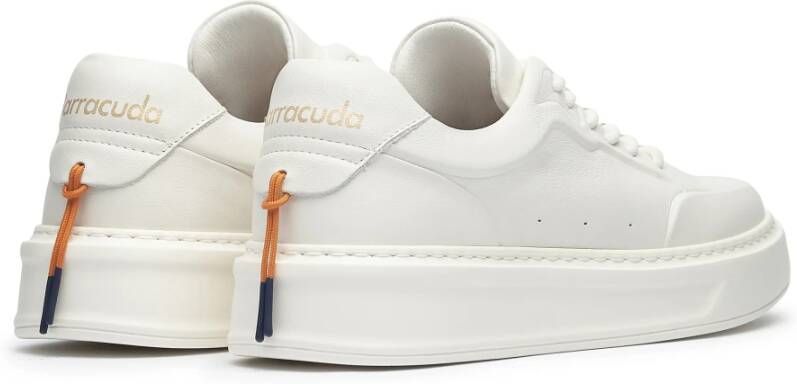 Barracuda Phoenix Sneaker in wit Nappa leer White Dames